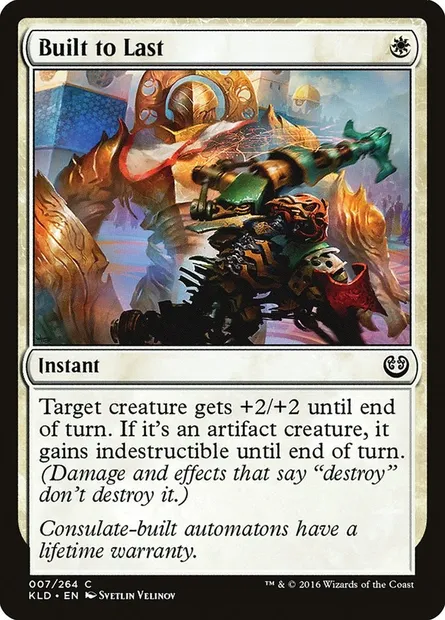 Built to Last, Magic card KLD 7 — Kaladesh set