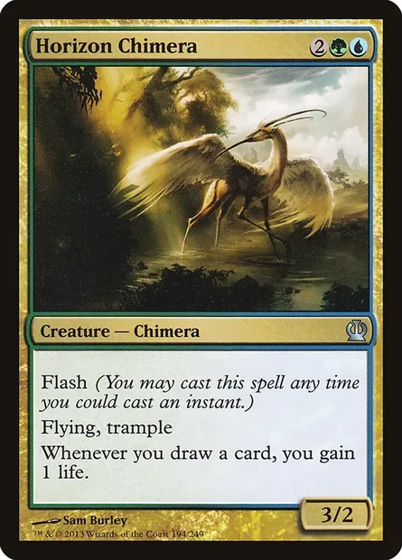 Horizon Chimera, Magic card THS 194 — Theros set
