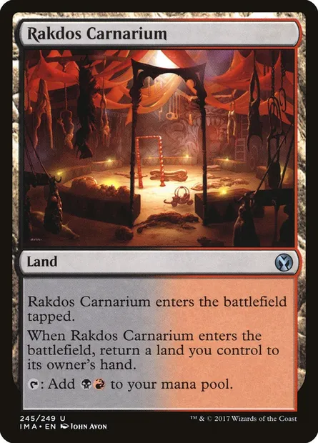 Rakdos Carnarium, Magic card IMA 245 — Iconic Masters set