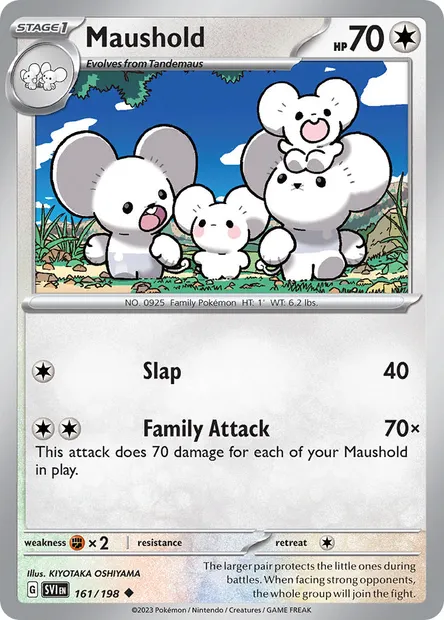 Maushold, Pokémon card SVI 161 — Scarlet & Violet set