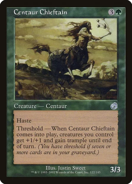 Centaur Chieftain, Magic card TOR 122 — Torment set