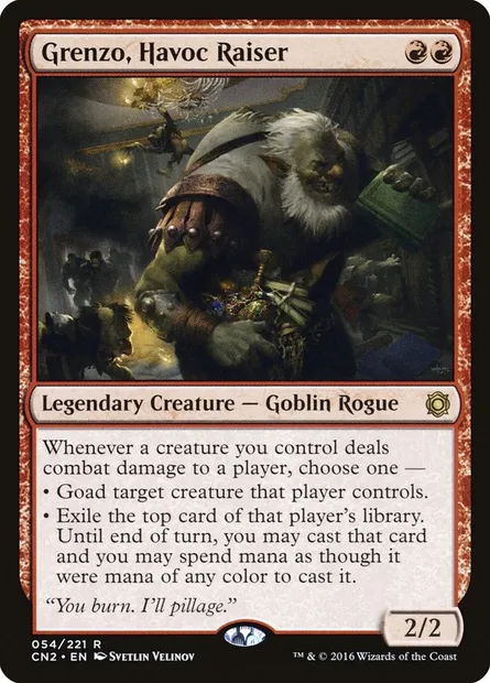 Grenzo, Havoc Raiser, Magic card CN2 54 — Conspiracy: Take the Crown set