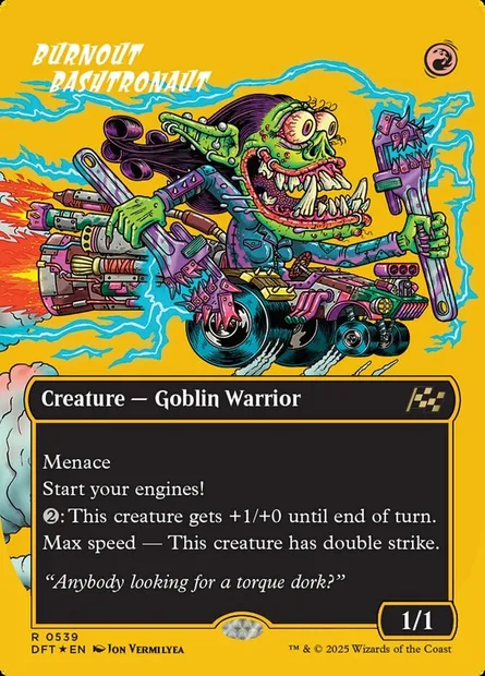 Burnout Bashtronaut, Magic card DFT 539 — Aetherdrift set