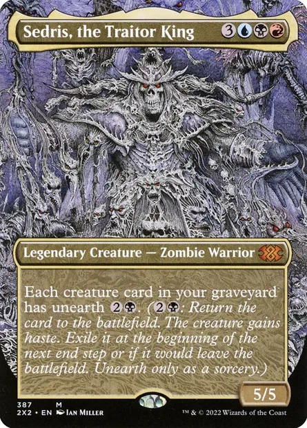 Sedris, the Traitor King, Magic card 2X2 387 — Double Masters 2022 set