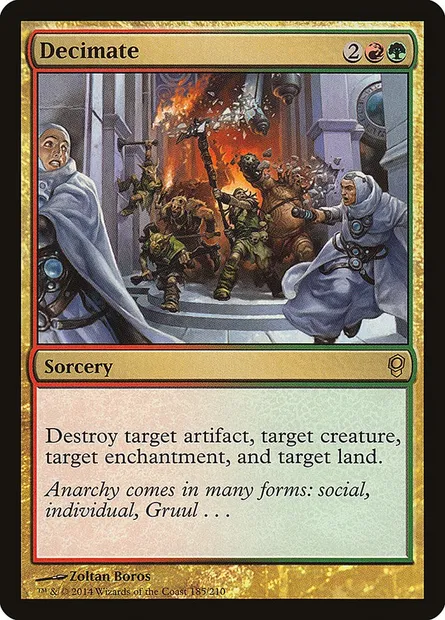 Decimate, Magic card CNS 185 — Conspiracy set