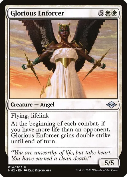 Glorious Enforcer, Magic card MH2 14 — Modern Horizons 2 set