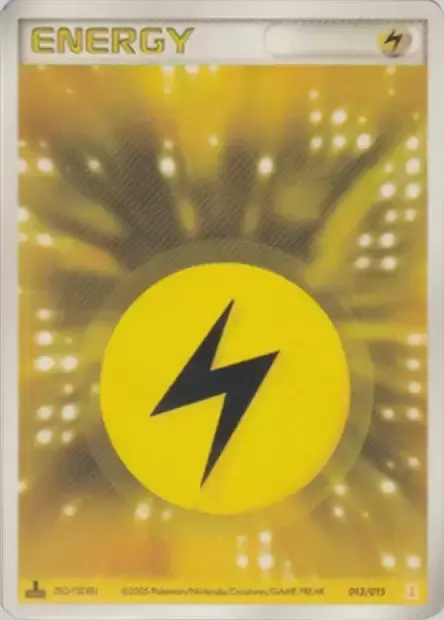 Lightning Energy, Pokémon card HRTLQD 013 — Holon Research Tower: Lightning Quarter Deck set