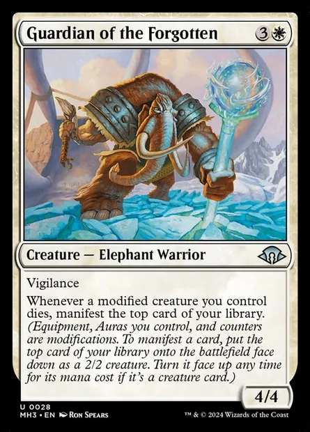 Guardian of the Forgotten, Magic card MH3 28 — Modern Horizons 3 set