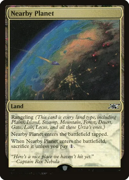 Nearby Planet, carte Magic UNF 484 — extension Unfinity