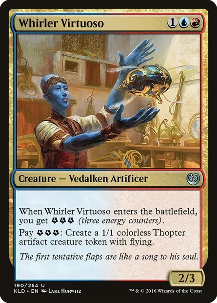 Whirler Virtuoso, Magic card KLD 190 — Kaladesh set