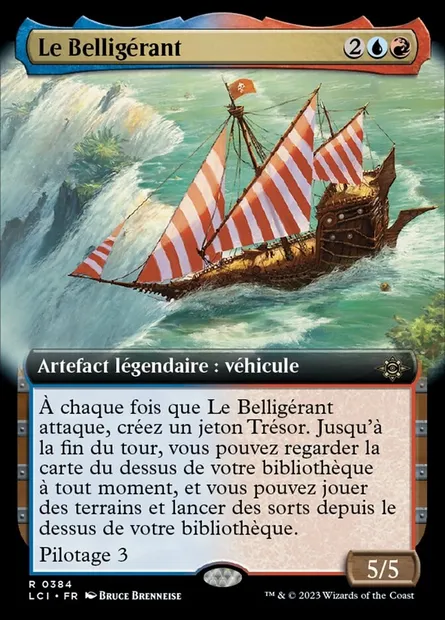 Le Belligérant, carte Magic LCI 384 — extension The Lost Caverns of Ixalan