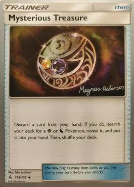 Trésor Mystérieux, carte Pokémon WCD18 113-3 — extension World Championship Decks 2018
