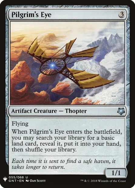 Pilgrim's Eye, Magic card PLST GNT-55 — The List set