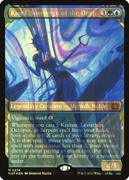 Kiora, Souveraine des abysses, carte Magic MAT 214 — extension L'invasion des machines : le jour d'après