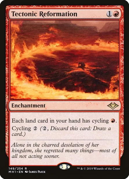 Tectonic Reformation, Magic card MH1 149 — Modern Horizons set