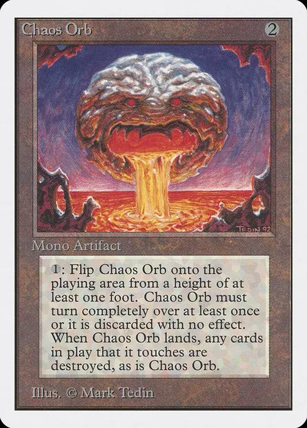 Chaos Orb, Magic card 2ED 236 — Unlimited Edition set