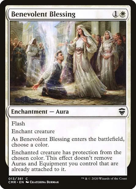 Benevolent Blessing, Magic card CMR 13 — Commander Legends set