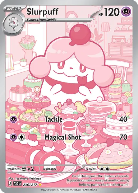 Slurpuff, Pokémon card ASC 236 — Ascended Heroes set