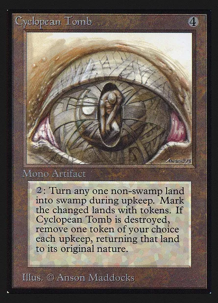 Cyclopean Tomb, Magic card CEI 241 — Intl. Collectors' Edition set