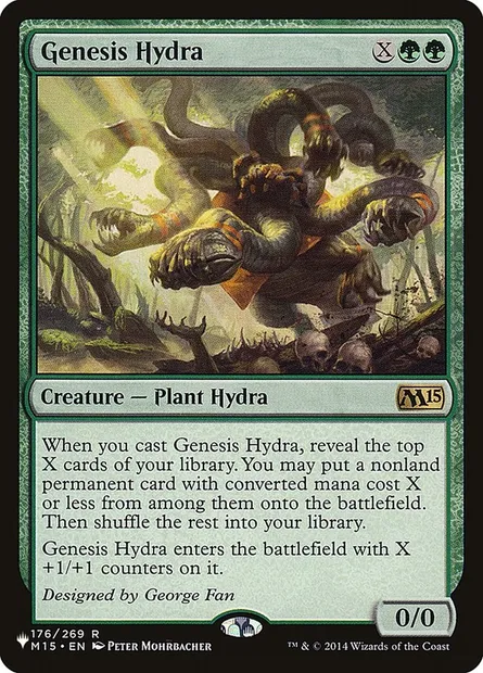 Genesis Hydra, Magic card PLST M15-176 — The List set