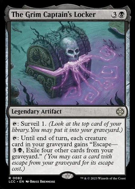 The Grim Captain's Locker, Magic card LCC 82 — The Lost Caverns of Ixalan Commander set