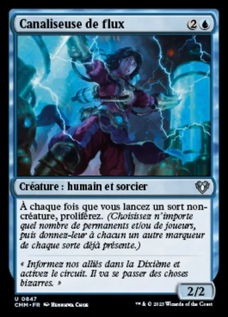 Canaliseuse de flux, carte Magic CMM 847 — extension Commander Masters
