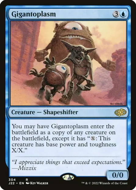 Gigantoplasm, Magic card J22 304 — Jumpstart 2022 set