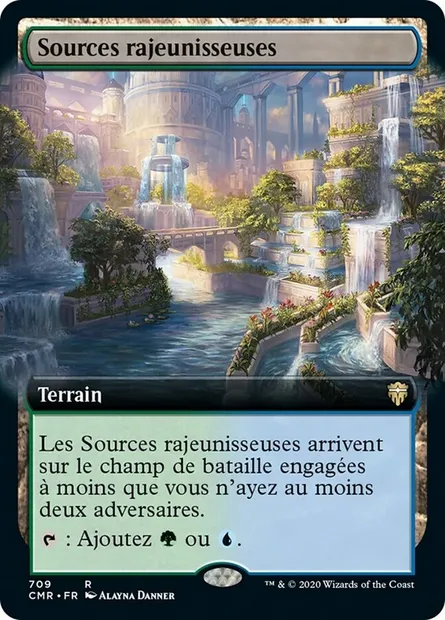 Sources rajeunisseuses, carte Magic CMR 709 — extension Commander Legends