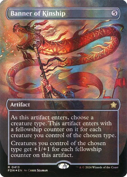 Banner of Kinship, Magic card FDN 413 — Foundations set