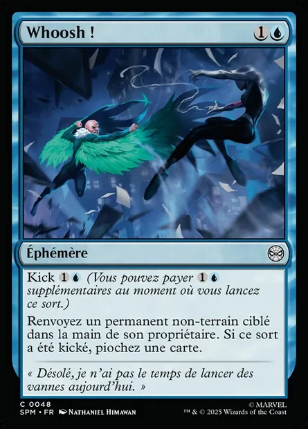 Whoosh !, carte Magic SPM 48 — extension Marvel's Spider-Man