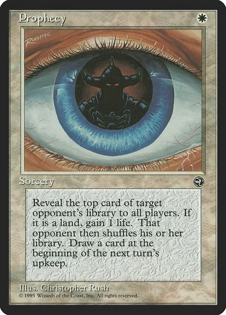 Prophecy, Magic card HML 11 — Homelands set