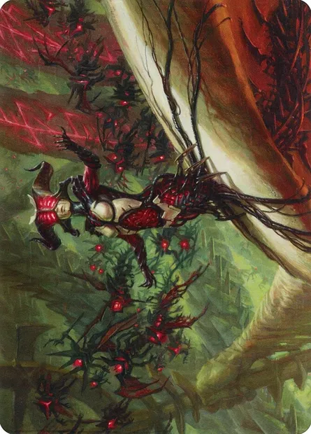 Sheoldred // Sheoldred, carte Magic AMOM 28 — extension March of the Machine Art Series