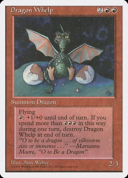 Dragonnet, carte Magic 4ED 186 — extension Quatrième Edition