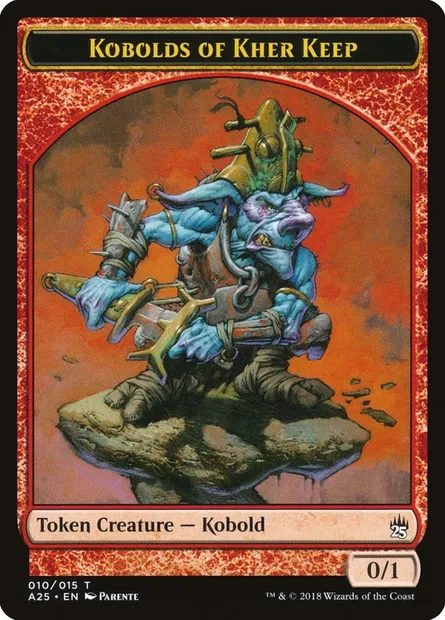 Kobolds of Kher Keep, carte Magic TA25 10 — extension Masters 25 Tokens
