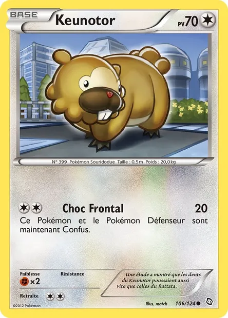 Keunotor, carte Pokémon DRX 106 — extension Dragons Éxaltés