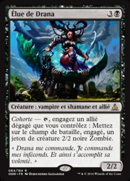 Élue de Drana, carte Magic OGW 84 — extension Le serment des Sentinelles