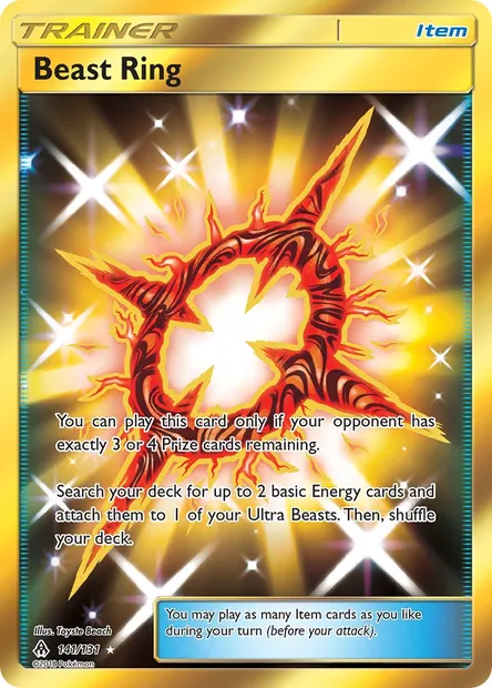 Beast Ring, Pokémon card FLI 141 — Forbidden Light set