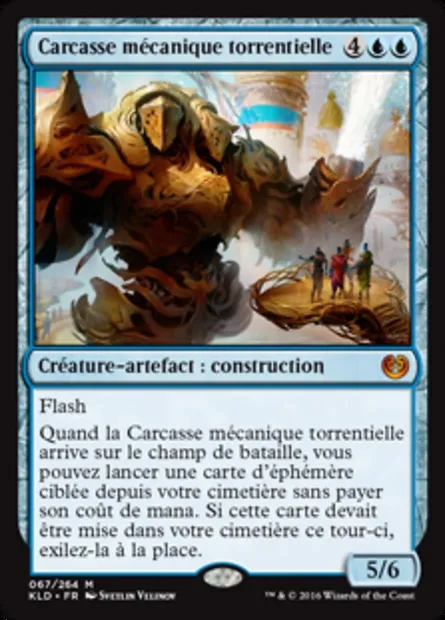 Carcasse mécanique torrentielle, carte Magic KLD 67 — extension Kaladesh