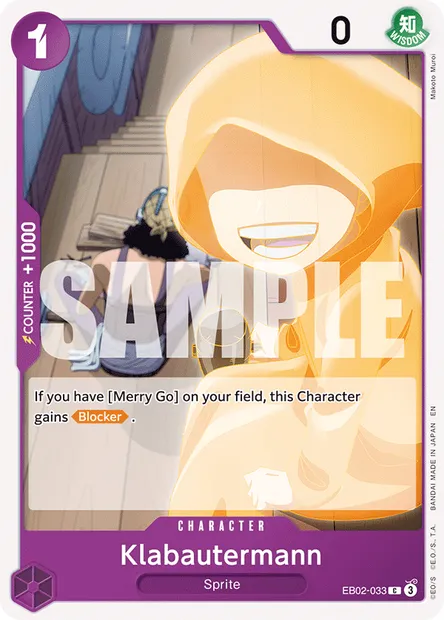 Klabautermann, One Piece card EB02-033 — Anime 25th Collection set