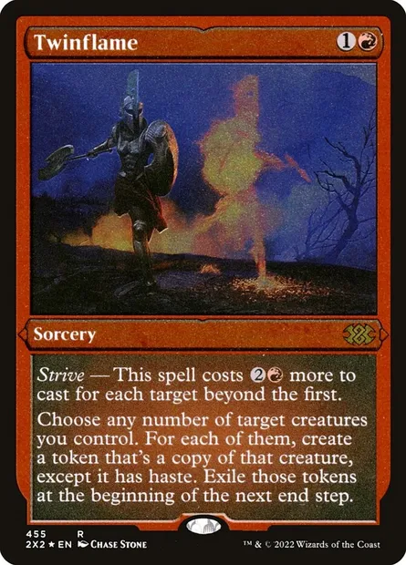 Twinflame, Magic card 2X2 455 — Double Masters 2022 set
