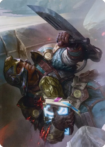 Retrieval Agent // Retrieval Agent, Magic card ABRO 11 — The Brothers' War Art Series set