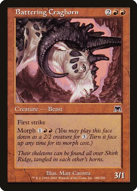 Battering Craghorn, Magic card ONS 188 — Onslaught set