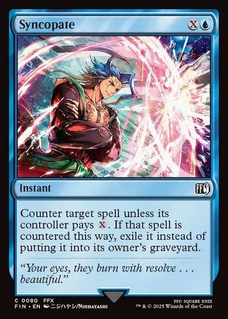 Syncopate, Magic card FIN 80 — Final Fantasy set