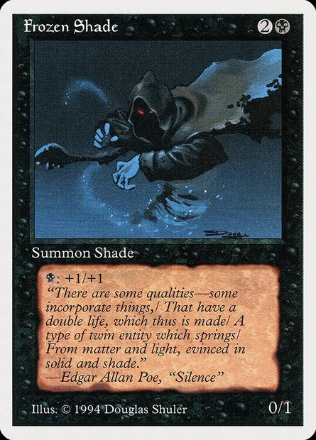 Ombre glaciale, carte Magic SUM 112 — extension Summer Magic / Edgar