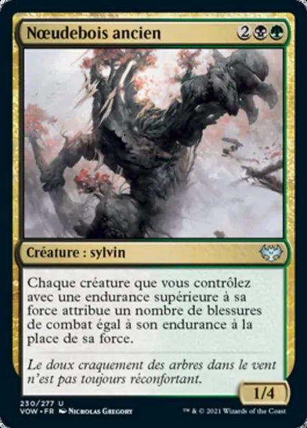 Nœudebois ancien, carte Magic VOW 230 — extension Innistrad : noce écarlate