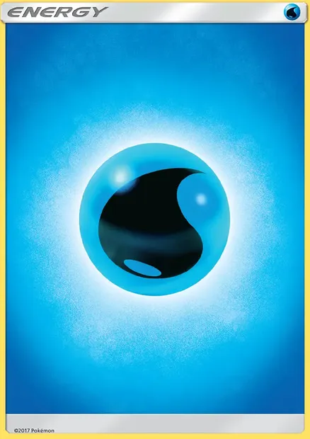 Énergie Eau, carte Pokémon SUM 166 — extension Soleil et Lune