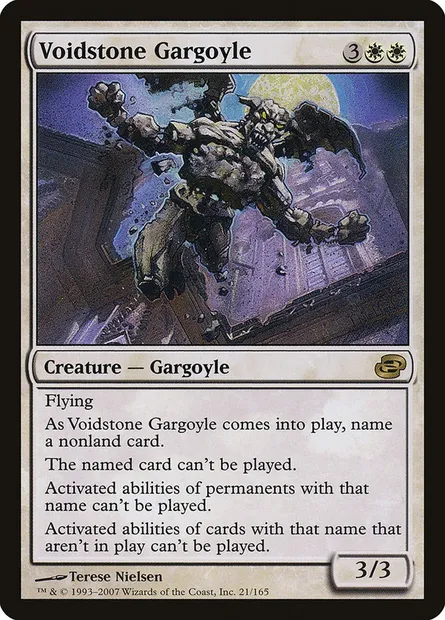 Voidstone Gargoyle, Magic card PLC 21 — Planar Chaos set