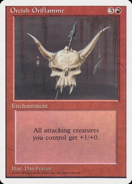 Orcish Oriflamme, Magic card RQS 36 — Rivals Quick Start Set set