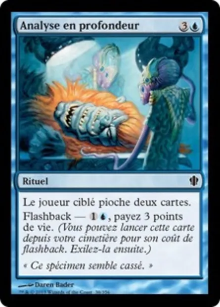 Analyse en profondeur, carte Magic C13 38 — extension Commander 2013