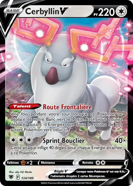 Cerbyllin V, carte Pokémon ASR 134 — extension Astres Radieux